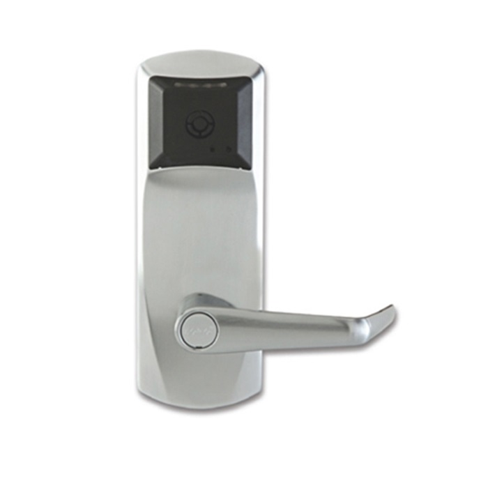 E79N-2066-LL-BR-20-626 E-Plex 7900 Series Electronic Mortise Right Hand Lock - 626-US26D Satin Chrome