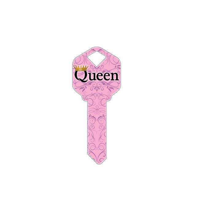 KW-HK31 4.15 in. Happy Keys Queen Key Blank