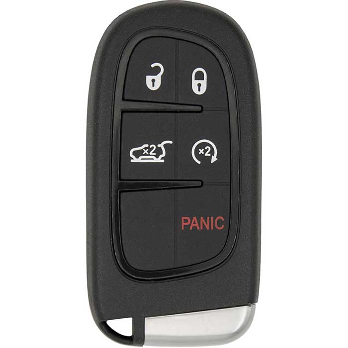 PRX-CHY-54T5 5 Button Replacement Proximity Remote Smart Key for 2014-2020 Jeep Cherokee