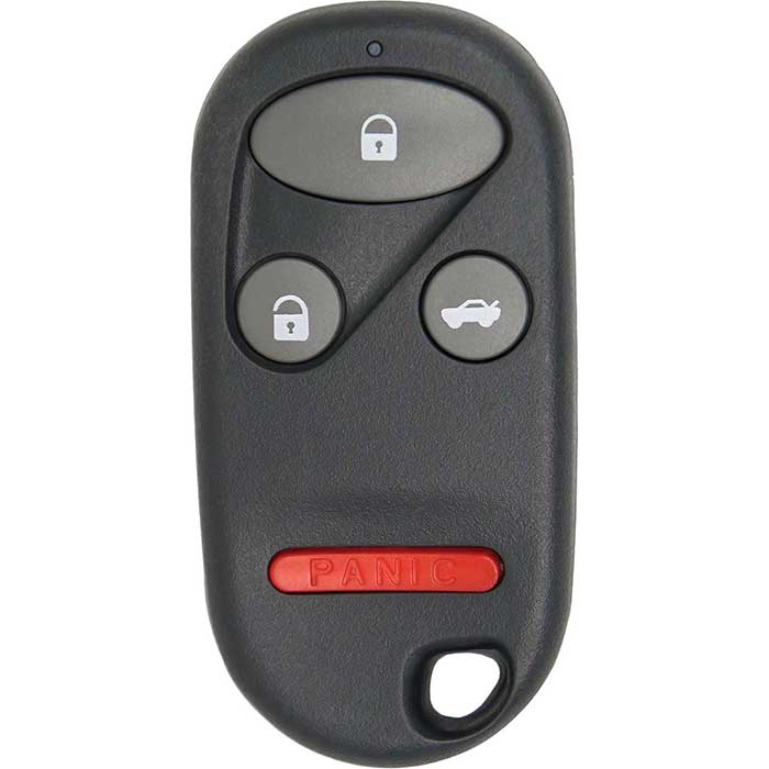 R-HON-H2T-4 4 Button Replacement Remote for 1998-2002 Honda Accord