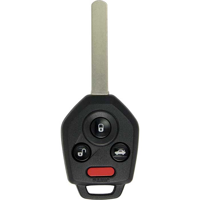 RK-SUB-J01A 4 Button Replacement Remote Key Combo for 2011-2014 Subaru Outback