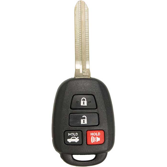 RK-TOY-BEL 4 Button Replacement Remote Key for 2014-2019 Toyota Corolla