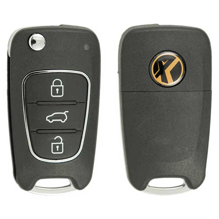 XKHY02EN 3 Button Universal Wired Remote Flip Key for VVDI Hyundai