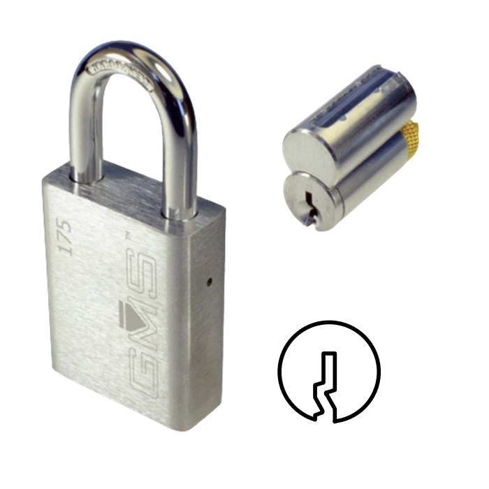 P175-4-SC 4 in. Brass SC1 Padlock