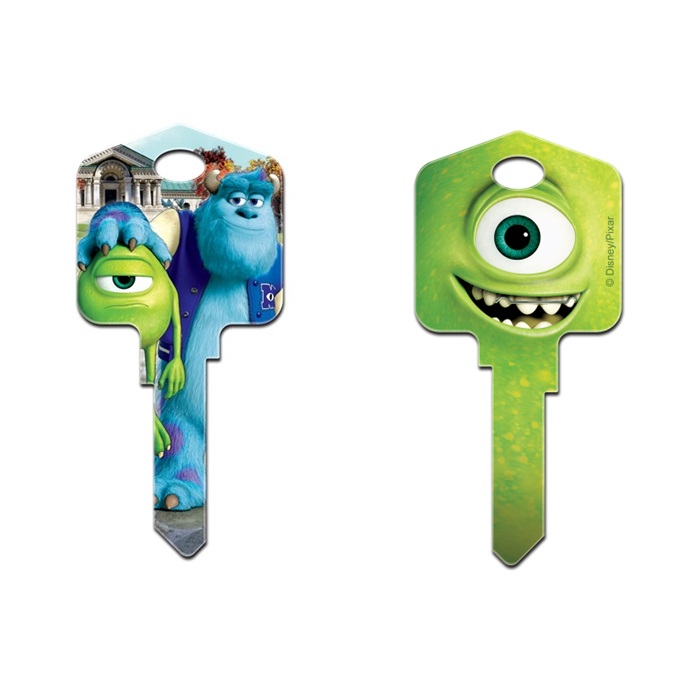 KW-D100 Disney Mike & Sulley Key Blank
