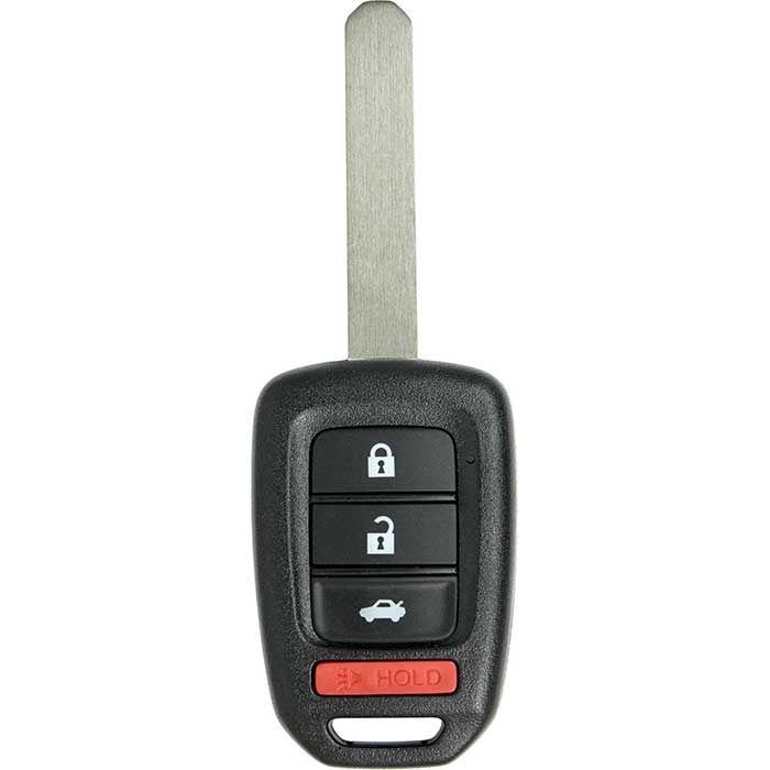 RK-HON-A60 4 Button Replacement Remote Head Key for 2016-2017 Honda Accord