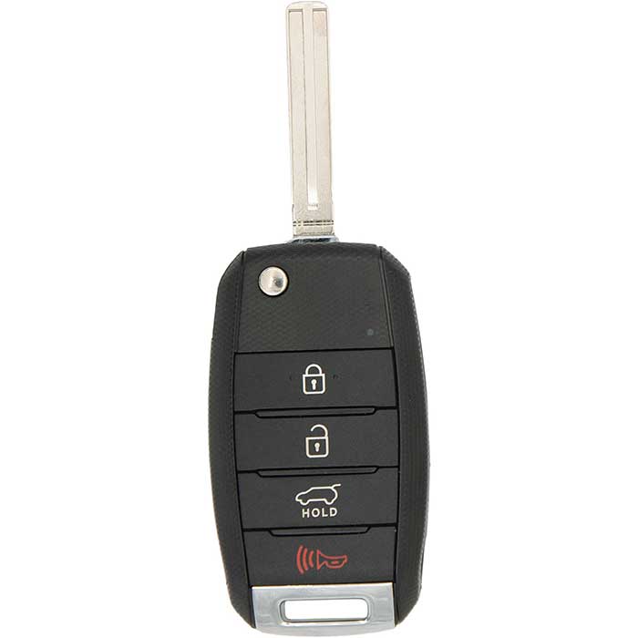 RK-KH-1U500 4 Button Replacement Flip Key for 2013-2015 Kia Sorento