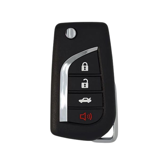 RK-TOY-FLP-D40 4 Button Remote Flip Key for 2004-2009 Toyota Avalon