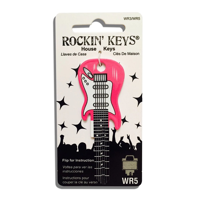 3552 WR5 Keyway Pink Gibson Electric Guitar Key Blank