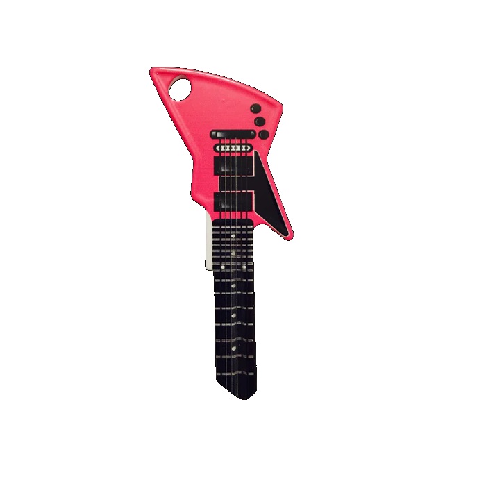 2682 SC1 Keyway Pink Guitar Key Blank