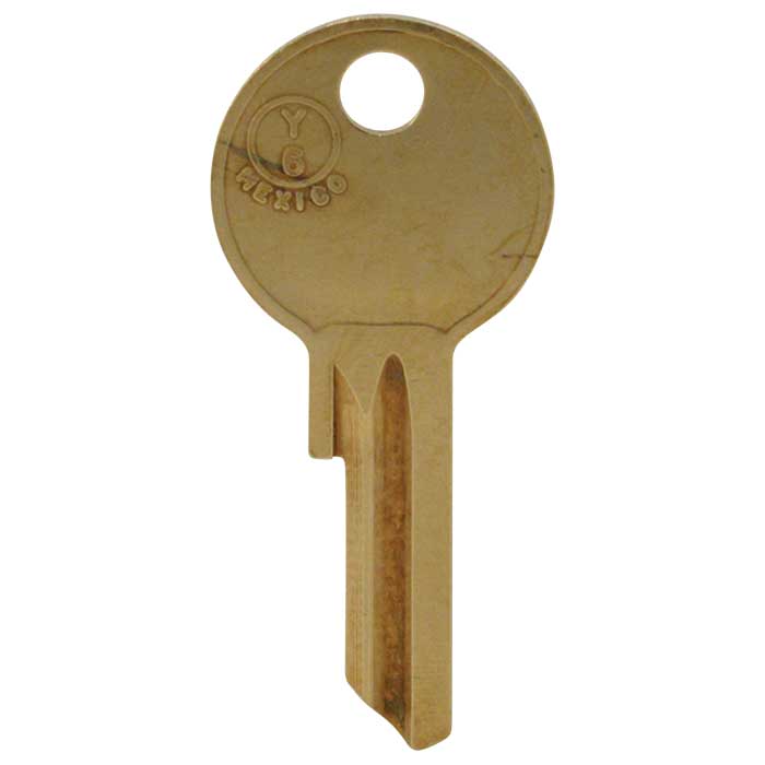 Y6-JMA Y6-Brass Key Blank