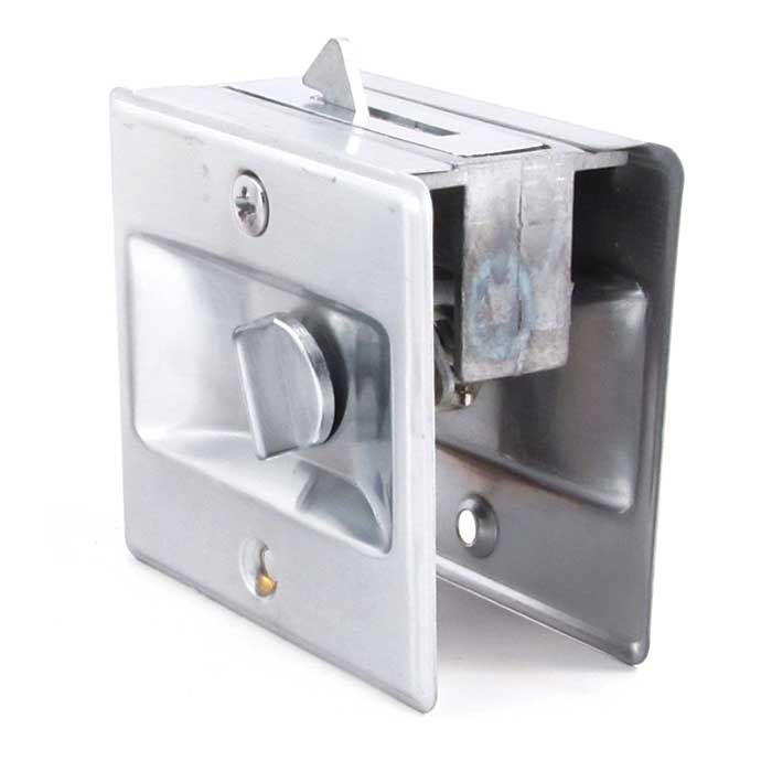 SDL16-26D Privacy Sliding Door Lock, 626-US26D Satin Chrome