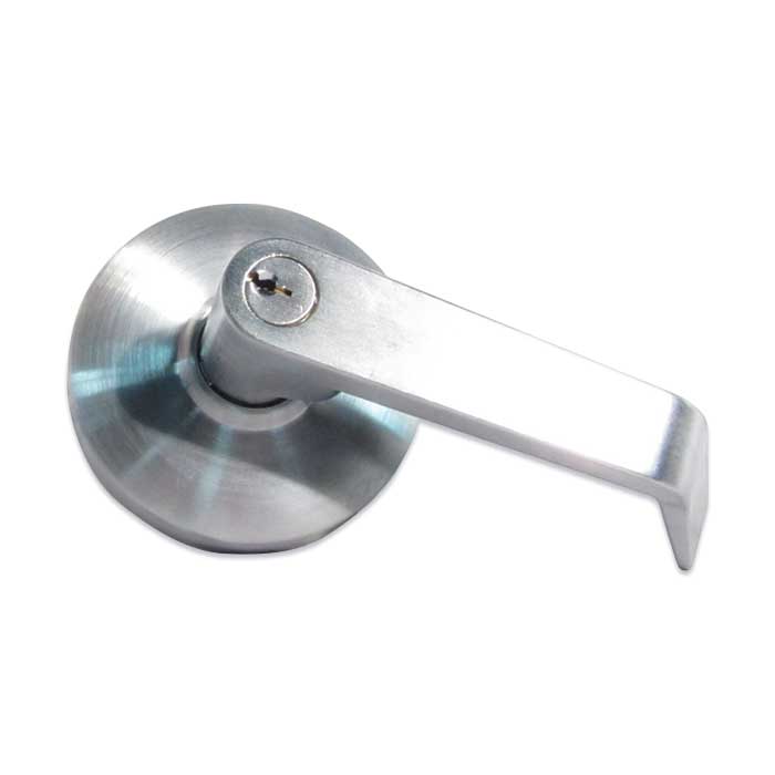 STR05L-26D 3.95 in. Clutch Storeroom Exit Device Key-In-Lever Trim, 626-US26D Satin Chrome