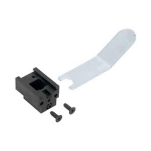 30-320-628 1085 Concealed Vertical Rod Exit Device Bottom Bolt Guide Assembly - Satin Aluminum Clear