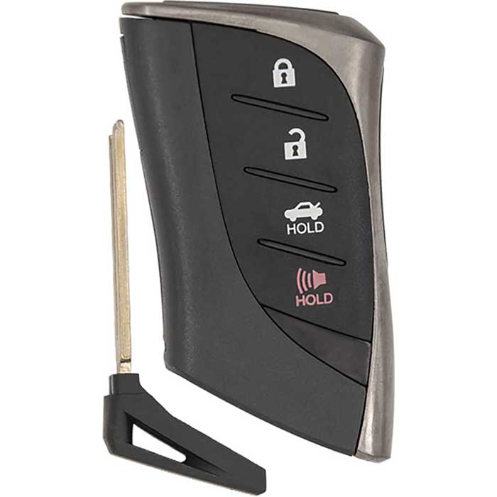 941-TL-SHELL 4 Button Smart Key Remote Shell for 2018-2020 Lexus LS500