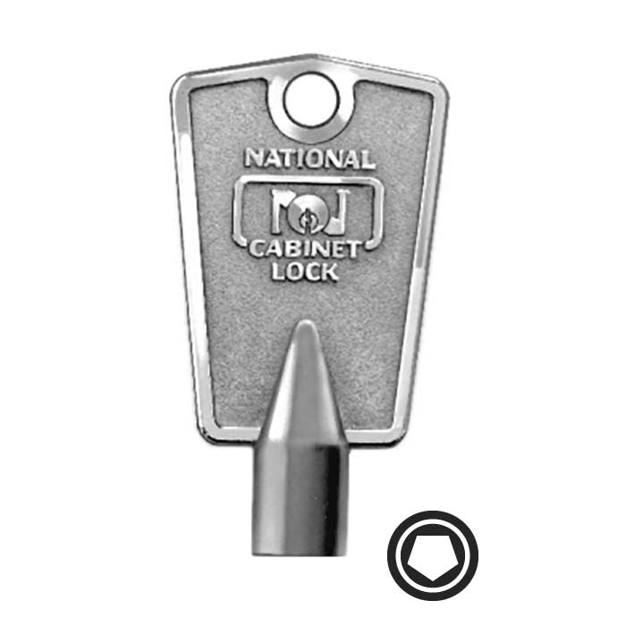D8591 Freezer Lock Key Blank
