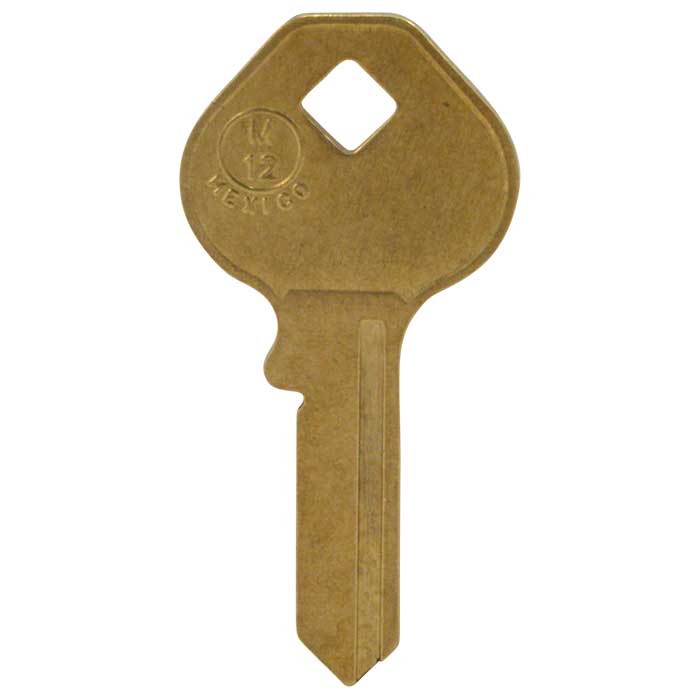 M12-JMA M12-1092D Brass MAS-3DE Key Blank