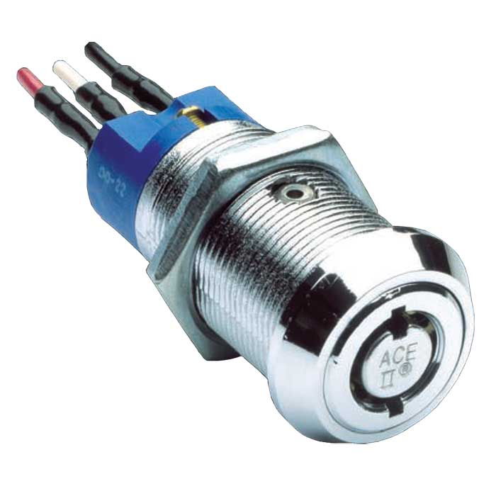 C4235-DC-KA Chicago Ace 2 Positions Switch Lock - Keyed Alike - Bright Polished Chrome