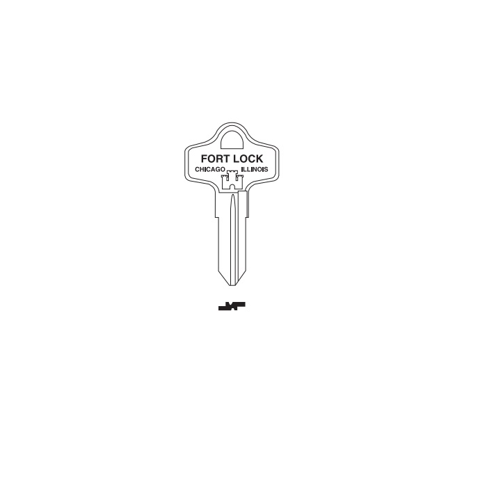 K752 Fort Key Blank for 8000 Series