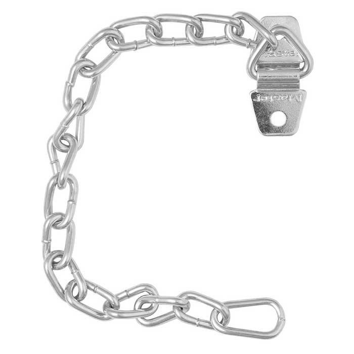 71CH 9 in. Long Heavy Steel Padlock Chain with Holder