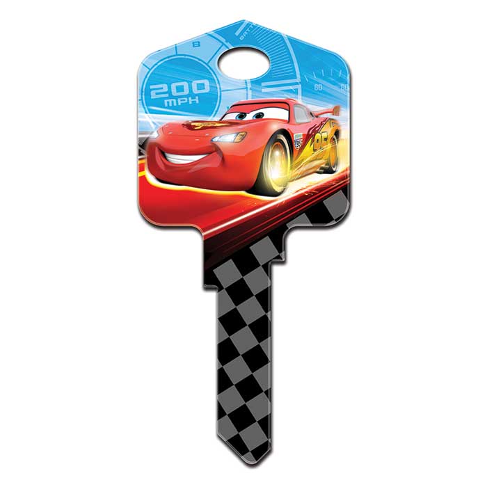 KW-D25 Disney Lightning McQueen Key Blank
