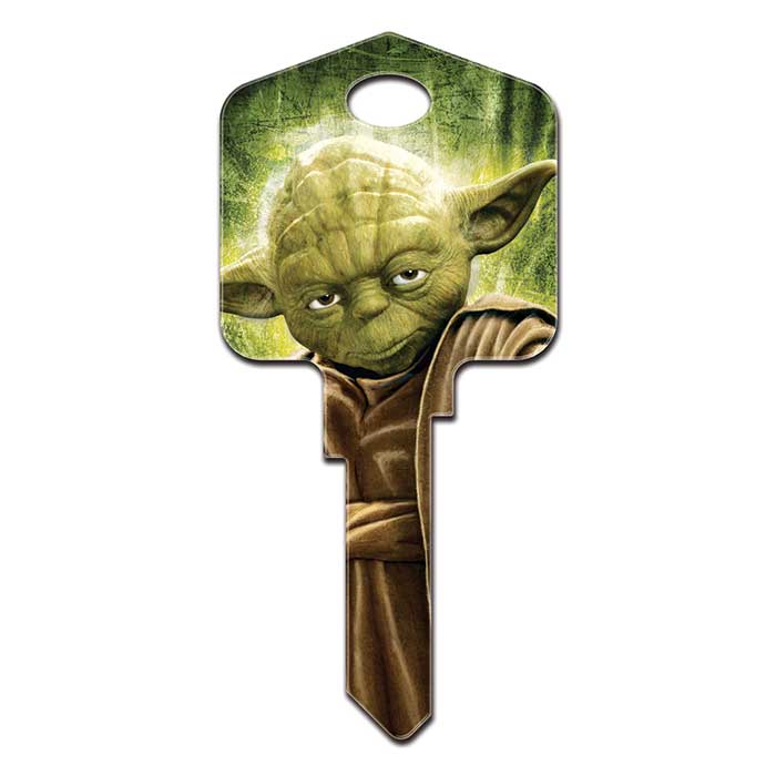SC1-SW2 1 in. Star Wars Yoda Key Blank