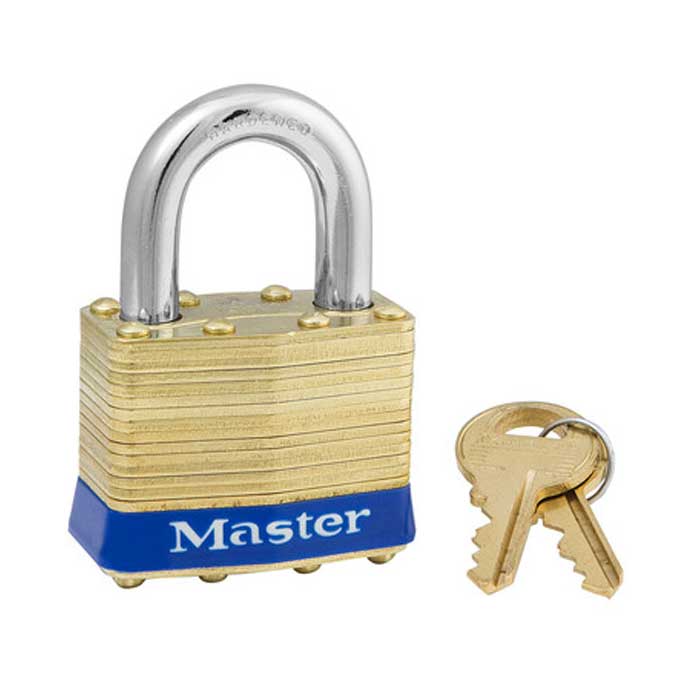 2KA-2151-BUMP No.2N Bump Technology Non-Rekeyable Laminated Brass Padlock - Keyed Alike-2151