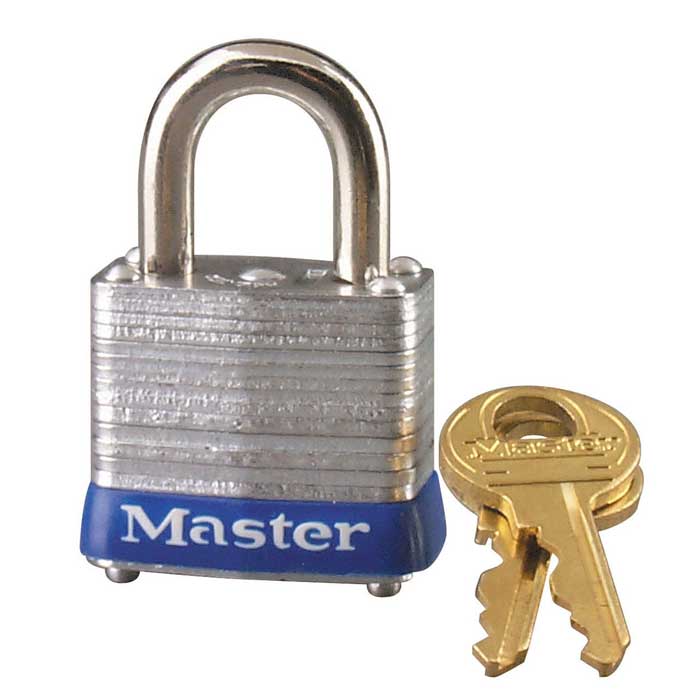 7-KA-P159 Non-Rekeyable Laminated Steel Padlock - Keyed Alike-P159