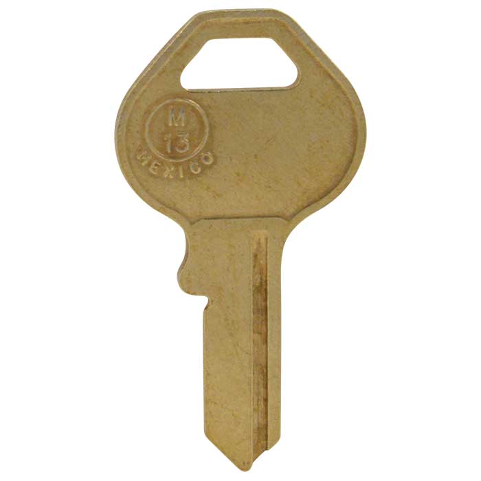 M13-JMA M13 Brass MAS-13DE Key Blank