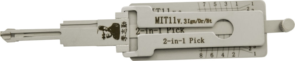 OL-MIT11R-AG 8-Cut 2-in-1 Auto Lock Picking Tool for MIT11-MIT3 Mitsubishi