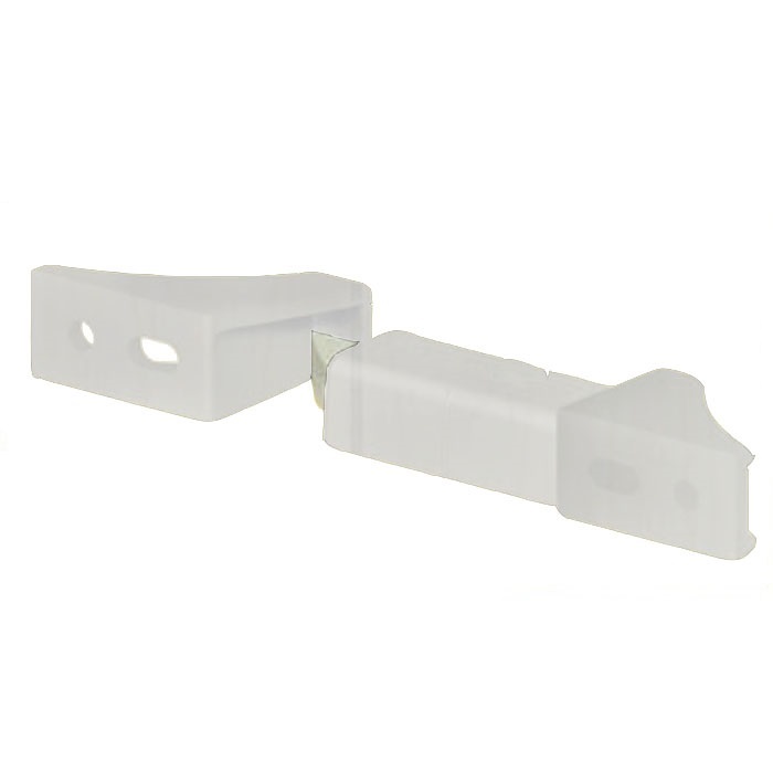 D200DL-WHT Timberline Double Door Latch - White