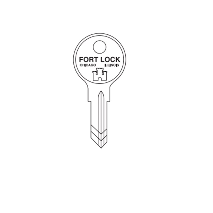 K54G Fort Key Blank for 3000 REM 5 Pin K54G