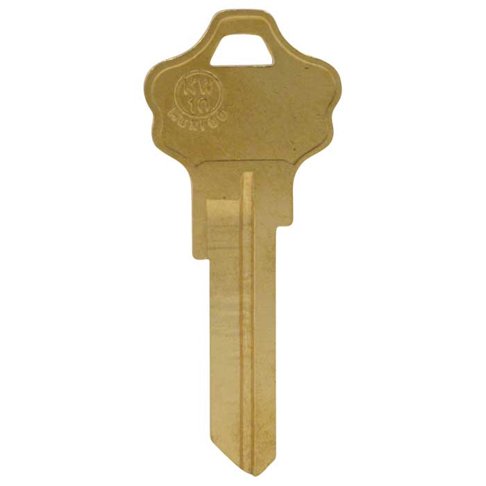 KW10-JMA KW10 Brass ILCO A1176ST Key Blank