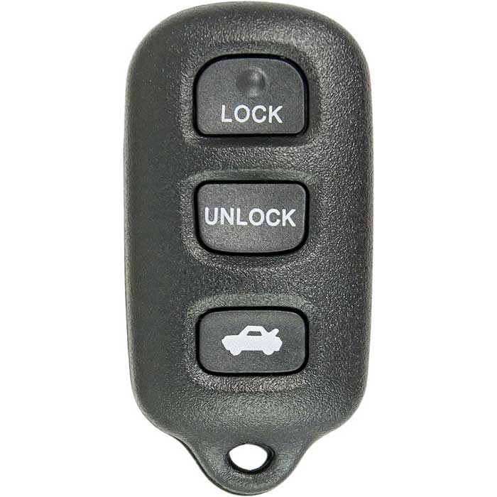 R-TOY-14T4 4 Button Replacement Remote for 2002-2006 Toyota Camry