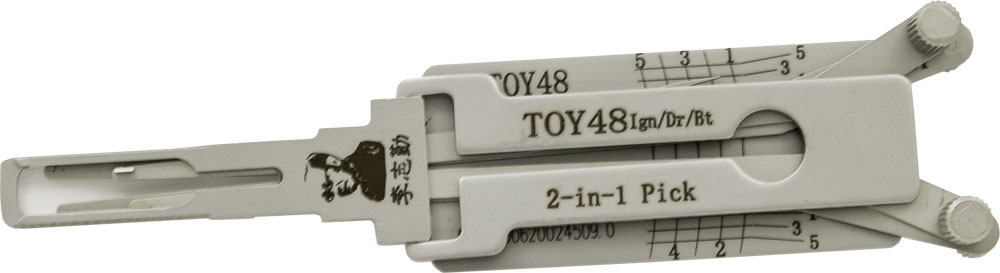 OL-TOY48-IGN-AG Short Code Series 2-in-1 Auto Lock Picking Tool for TR48 40K TOY48 Lexus