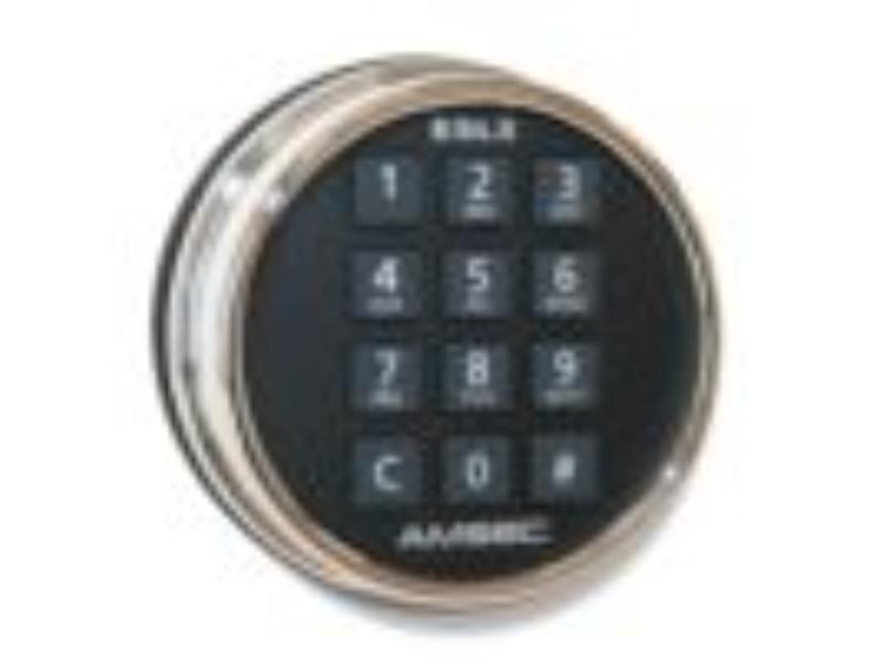 ESL5-CHROME Backlit Electronic Safe Lock with Keypad, Chrome