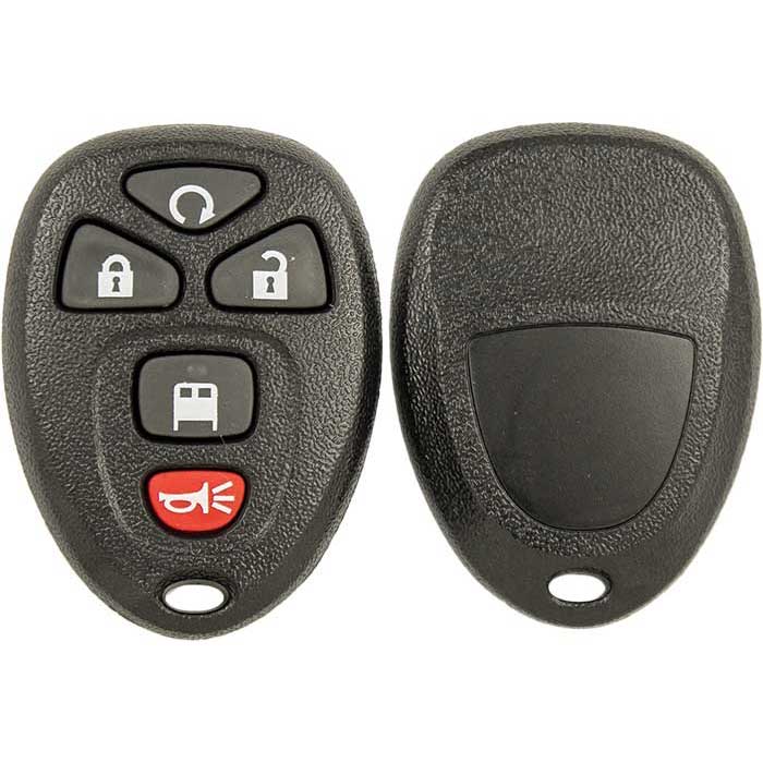 520-GM-SHELL 5 Button Replacement Remote Shell for 2008-2014 Chevrolet Express