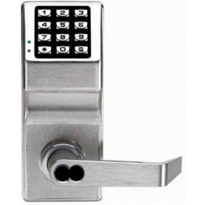 DL2700IC-26D-R 7 in. DL2700IC Series Trilogy T2 Cylindrical Electronic Digital Lock, 626-US26D Satin Chrome