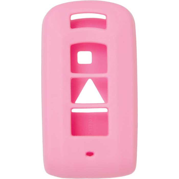 SJ-MITP14-PINK 4 Button Silicone Jacket Keyless Remote Cover - Pink