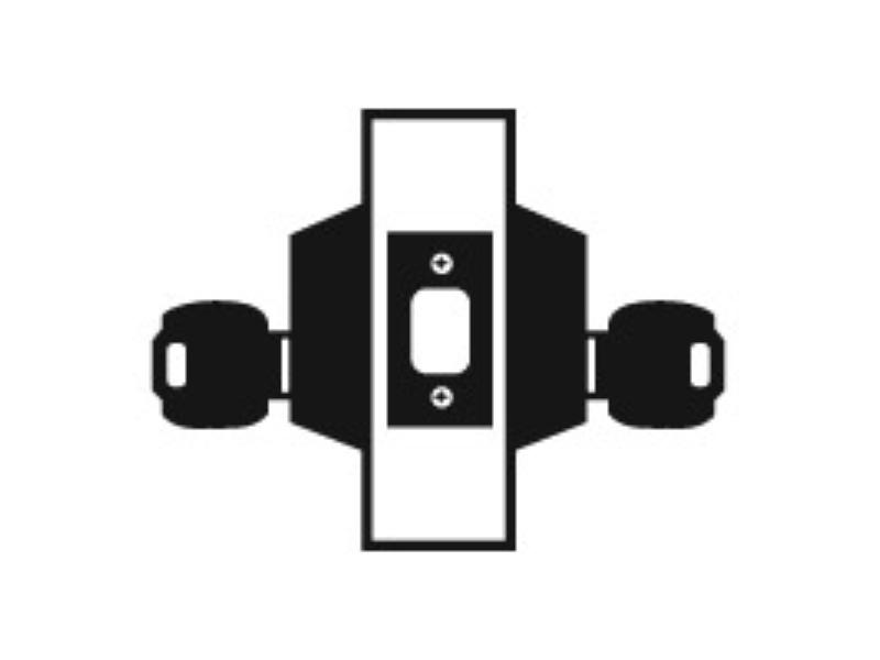 D231P-626 D200 Series Double Cylinder Deadbolt with 2.75 in. Square Corner Strike, 626-US26D Satin Chrome