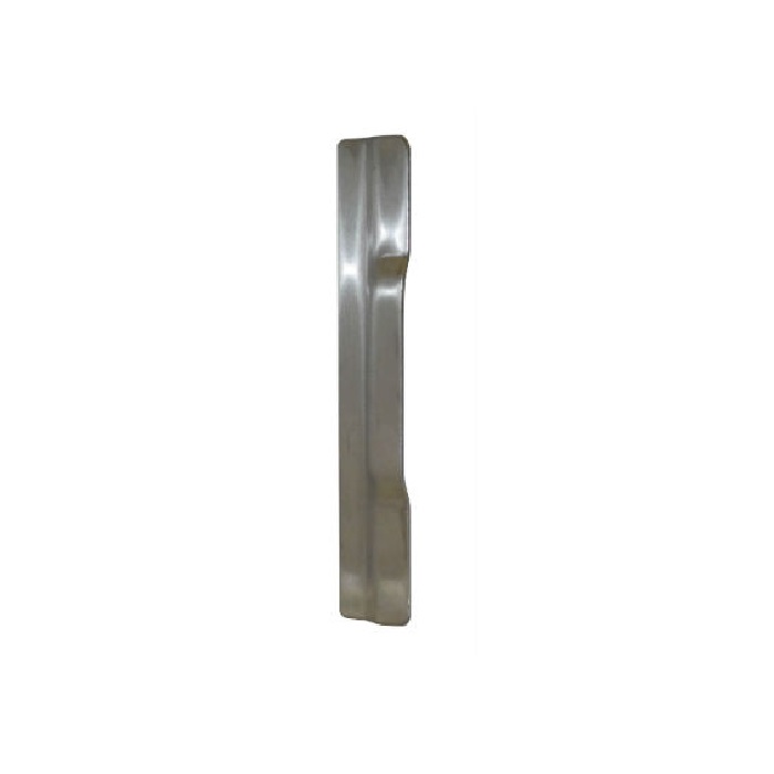 Don Jo Manufacturing CLP-106-630 6 x 2.12 in. Commercial Latch Protector for Levers & Exit Devices - Satin Stainless Steel