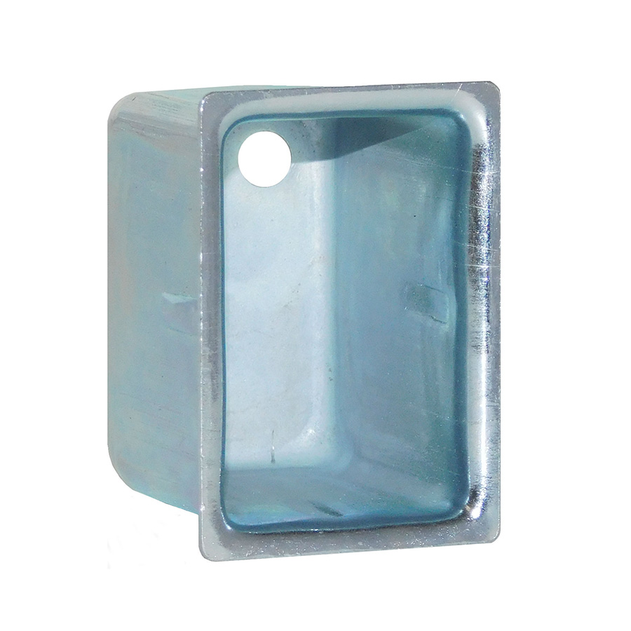 Don Jo Manufacturing TS-200-CP 1.37 x 0.87 in. Rectangular Thimble Strike Plate - Chrome