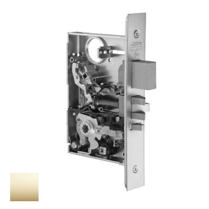 ML2073-LL-605 ML2072 Mortise Classroom Security Lever Lockset Body Only - 605 Bright Polished Brass