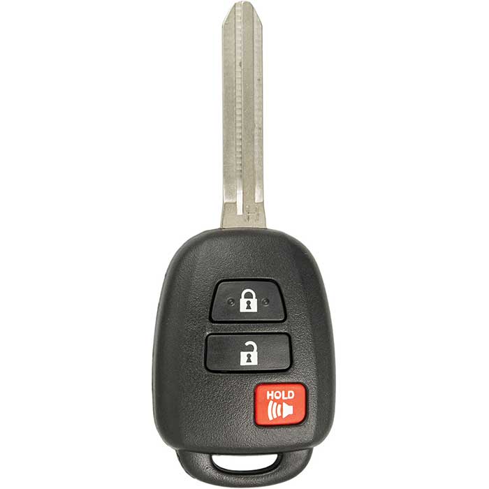RK-TOY-52F50 3 Button Replacement Remote Head Key for 2013-2019 Toyota Prius C