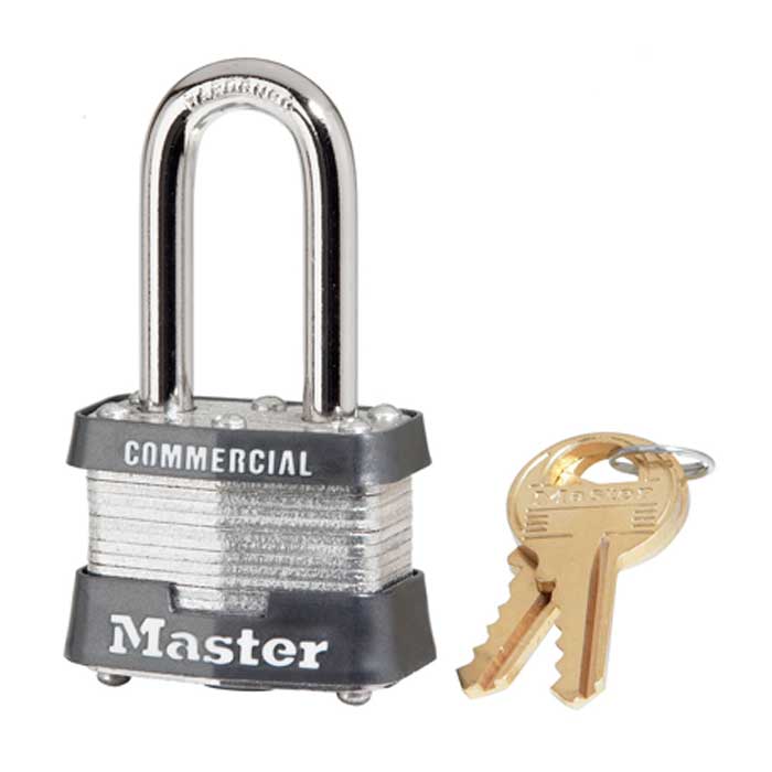 3LFKA 3210 Non-Rekeyable Laminated Steel Padlock - Keyed Alike-3210