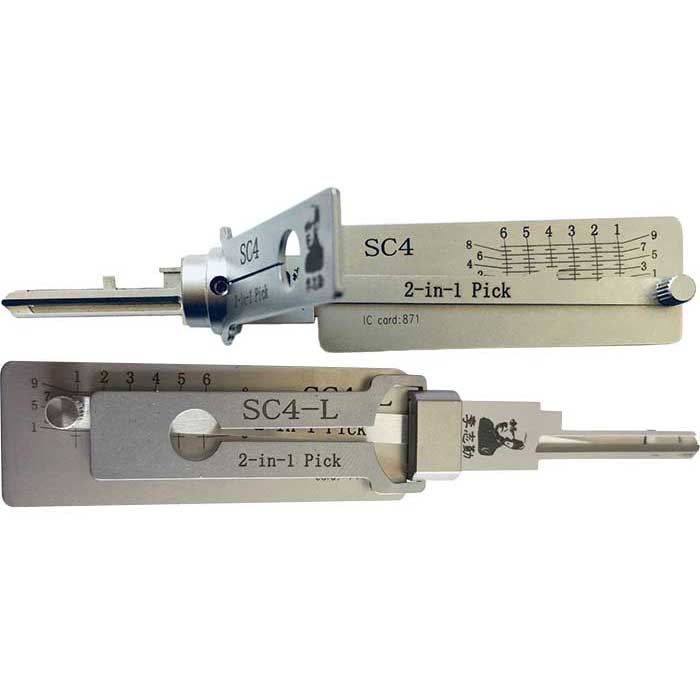 OL-SC4-L-R-AG 2-in-1 Pick & Decoder Tool for SC4 SCH Series Lock
