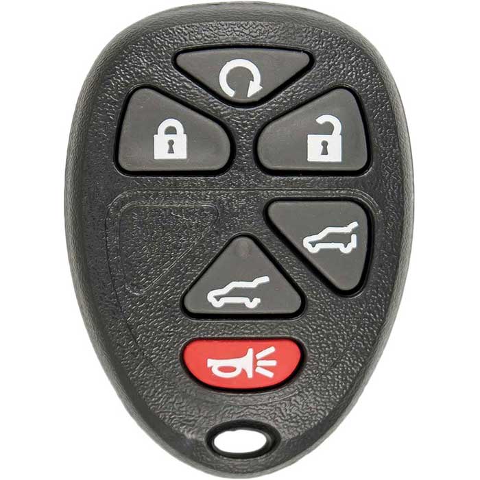 R-GM-602 6 Button Replacement Remote for GM OUC60270 & OUC60221