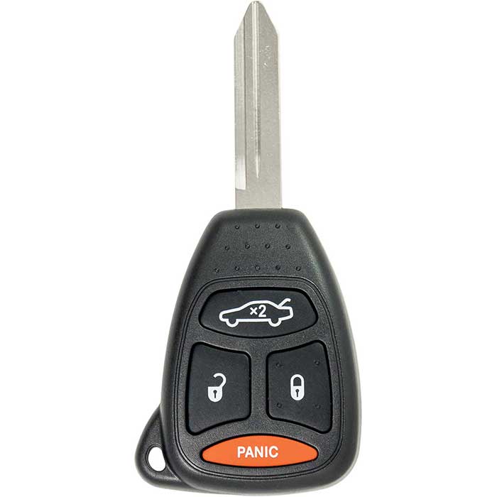 RK-CHY-KOB4 4 Button Replacement Remote Head Key for Dodge Jeep Chrysler & KOBDT04A