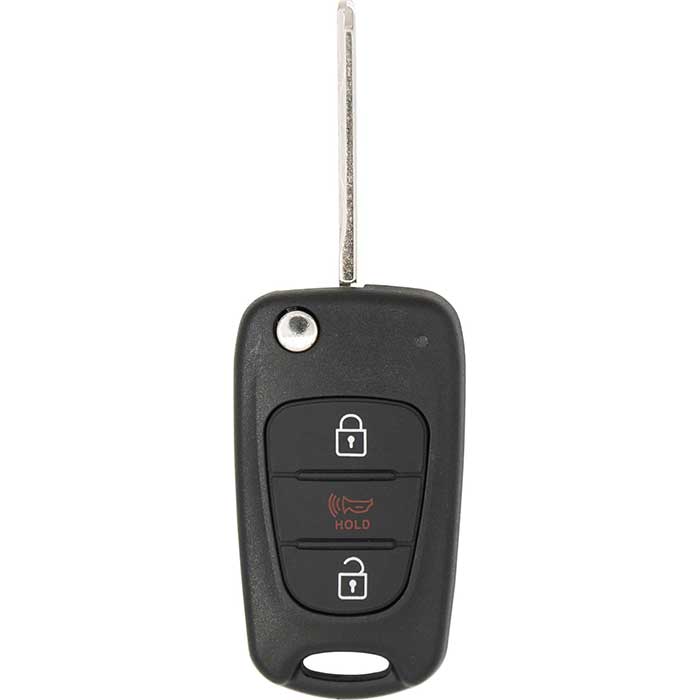 RK-KH-2K250 3 Button Replacement Flip Key for 2010-2013 Kia Soul