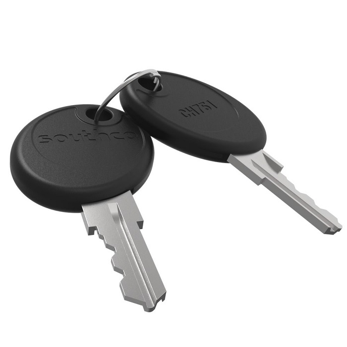 CH751-P Southco Pre-Cut CH751 Overmolded Key